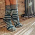 Nordic Wools COZY™ Asenka merino wool socks in Violet - soft unisex hiking socks