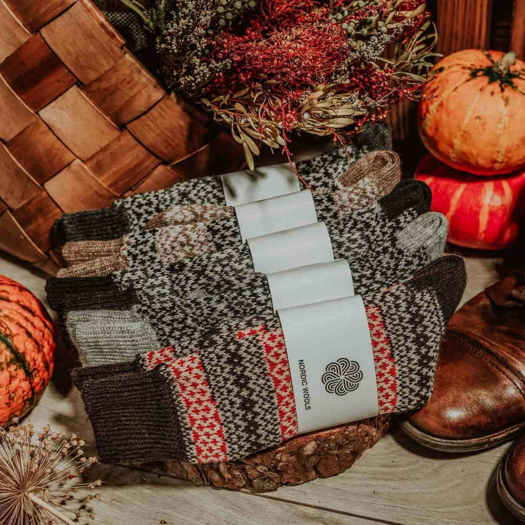 Nordic Wools Merino Wool PERFORM™ Torsten hiking socks 5-pair gift box - unisex