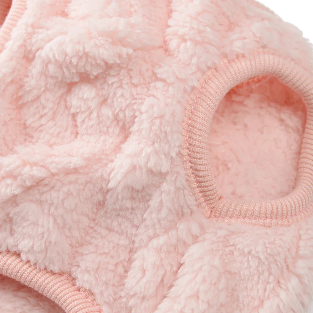 Fleece Sweater for Cats & Small Dogs – Warm Autumn Winter Pet Pullover