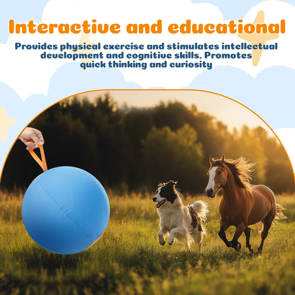 Herding Ball for Dogs — Inflatable Interactive Toy with Handle (45, 55 & 65cm)