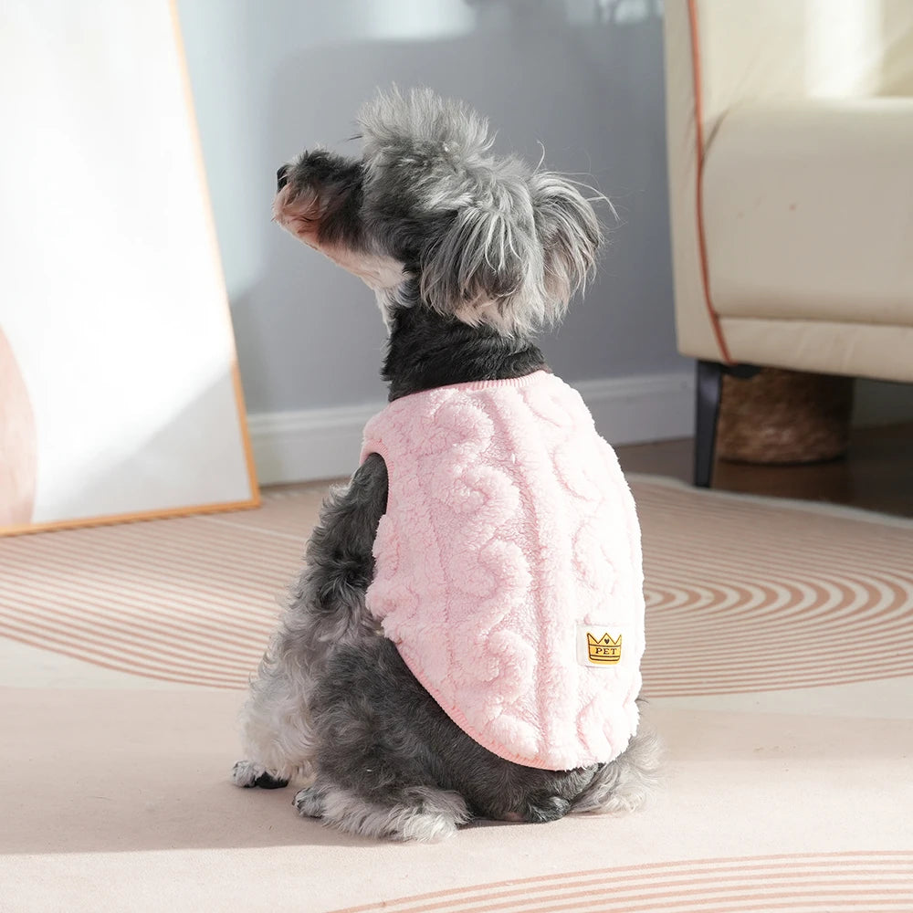 Fleece Sweater for Cats & Small Dogs – Warm Autumn Winter Pet Pullover