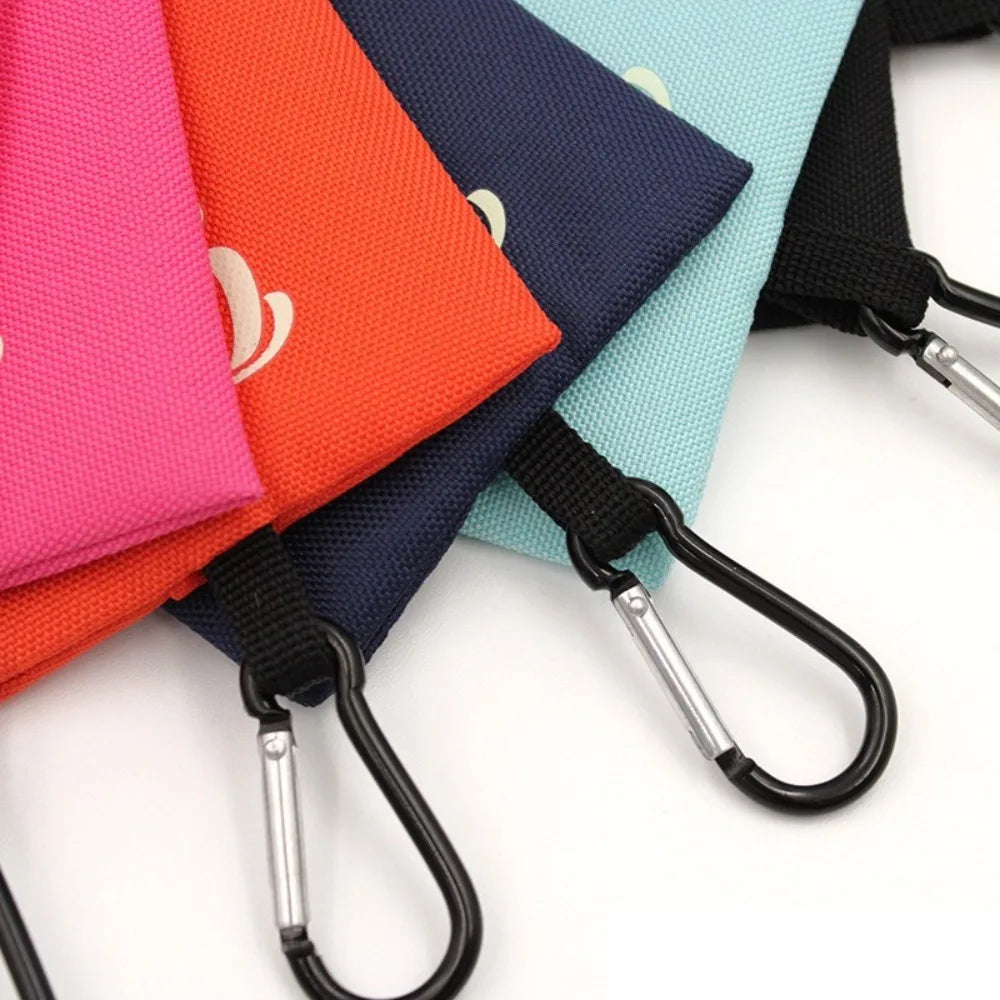 Canvas Poop Bag Organizer with Buckle