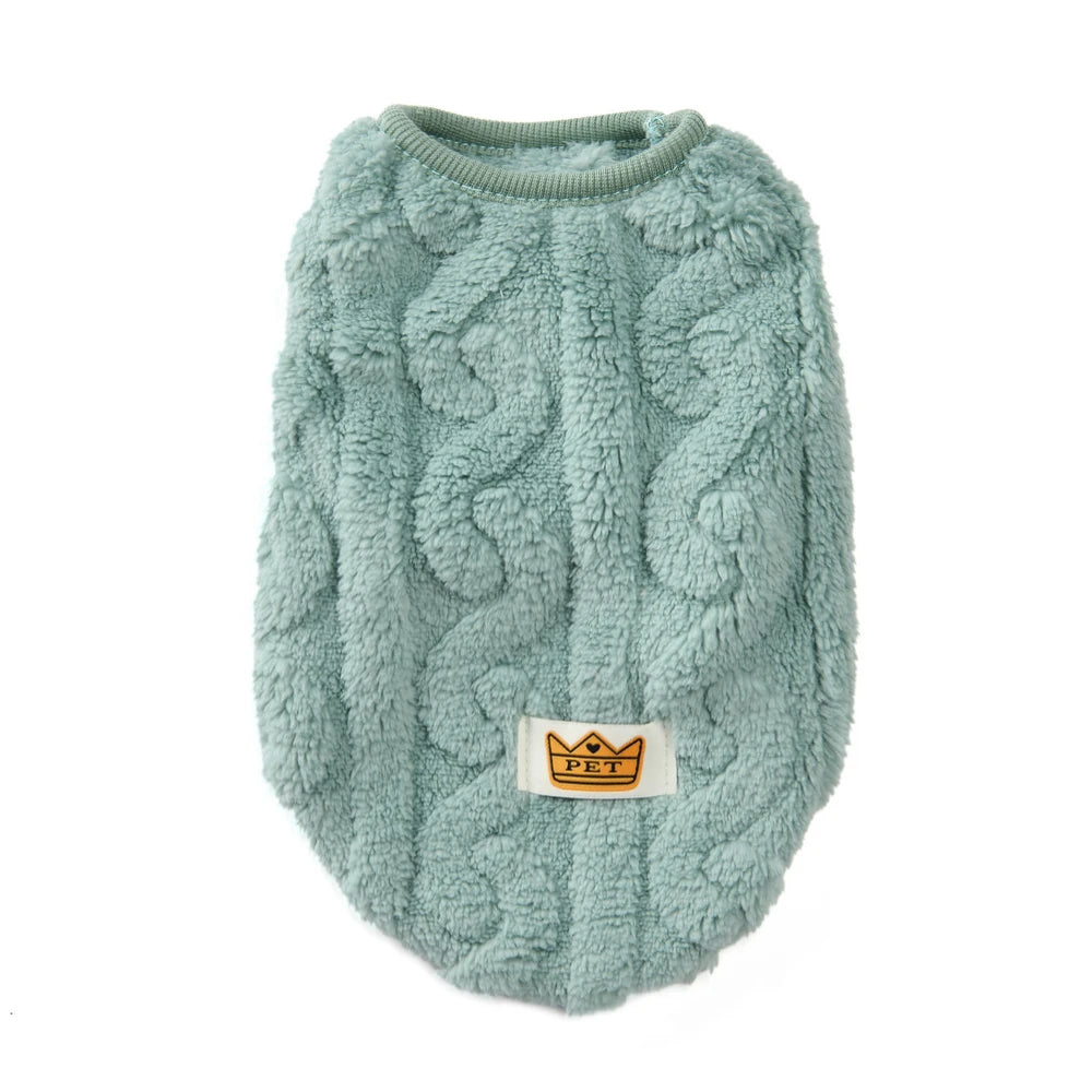 Fleece Sweater for Cats & Small Dogs – Warm Autumn Winter Pet Pullover