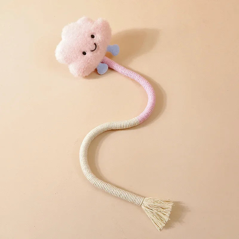 Novelty Plush Cat Toys – Crocodile, Cheese, Cloud & Carrot Designs