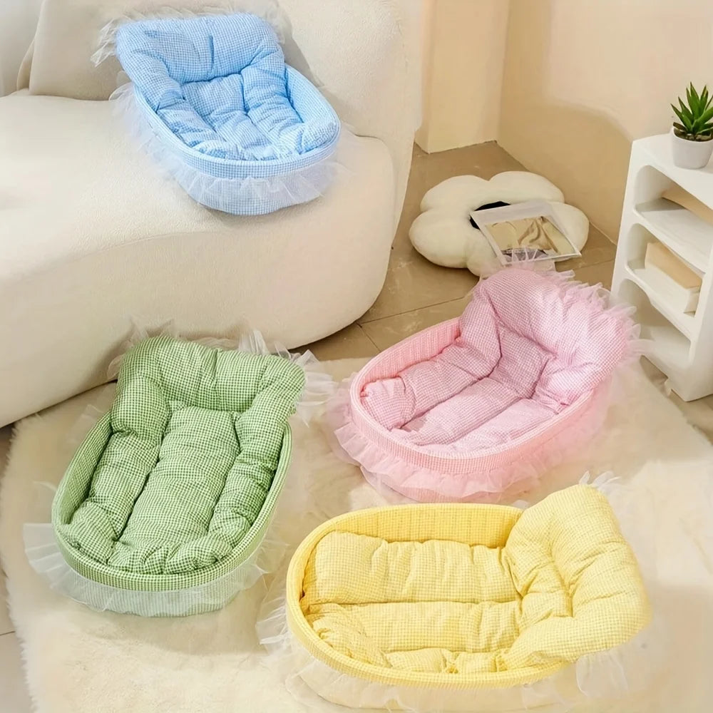 Princess Lace Pet Bed for Cats & Small Dogs