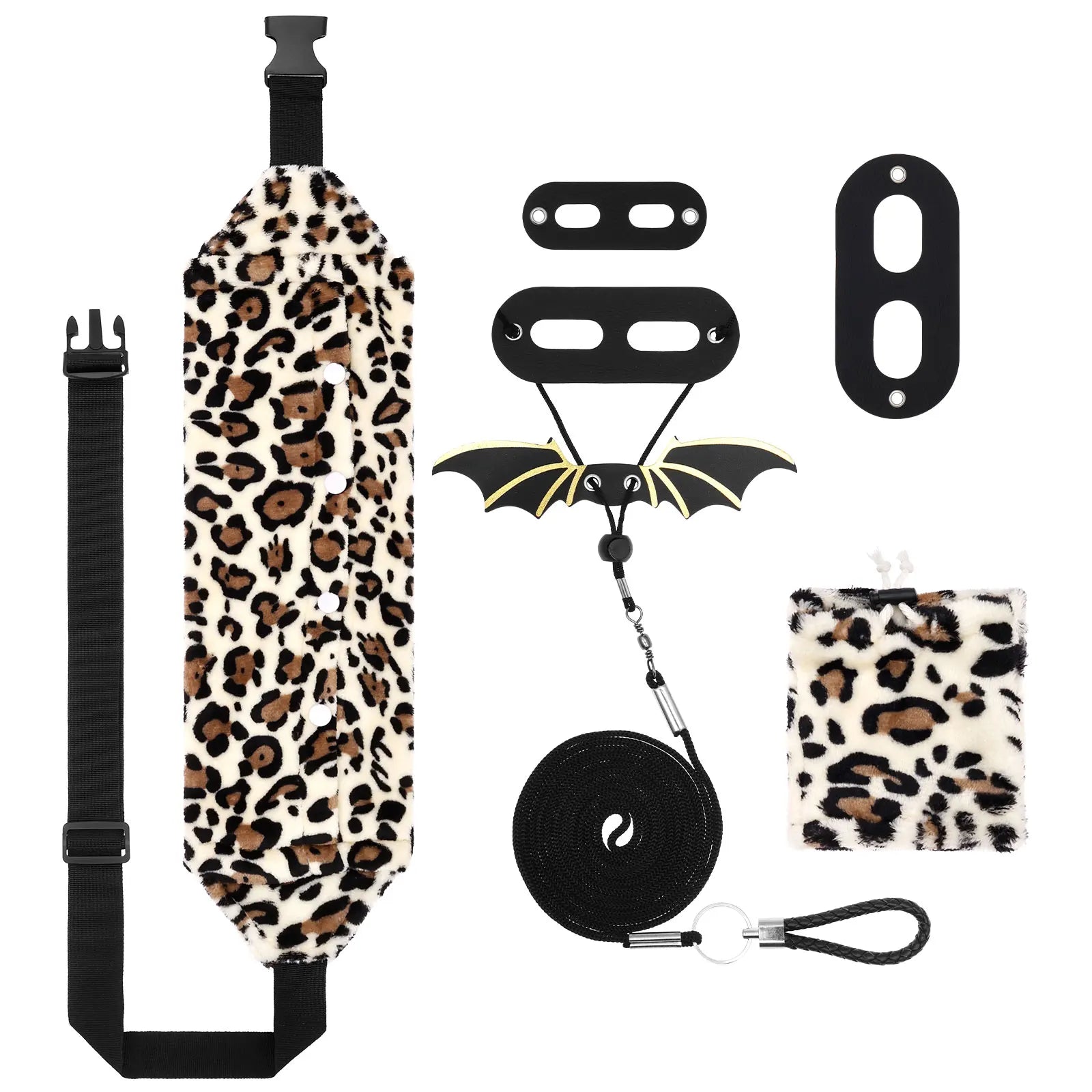 Bearded Dragon Harness, Leash & Carrier Set - 3 Piece