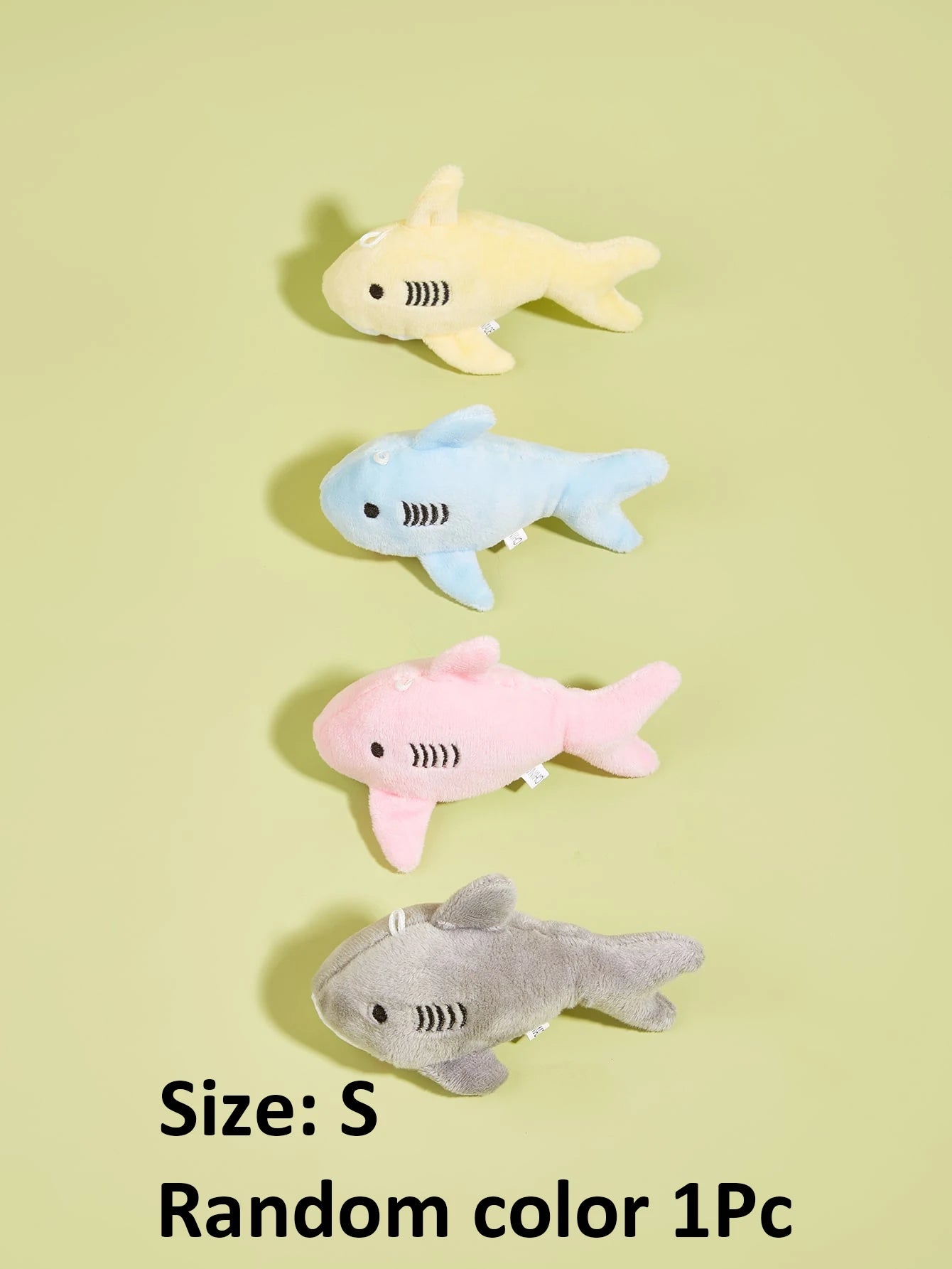 Shark Plush Squeaky Dog & Cat Toy