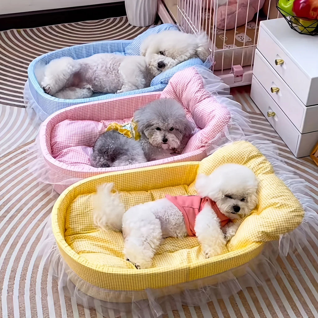 Princess Lace Pet Bed for Cats & Small Dogs