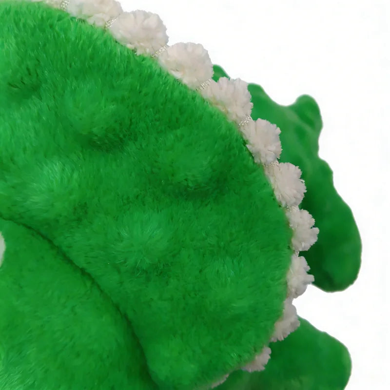 Triceratops Plush Squeaky Dog Toy