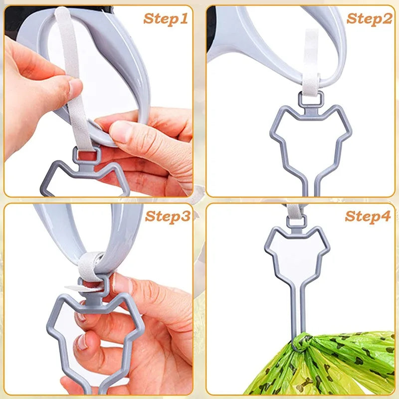 Dog Poop Bag Holder Carrier Clip