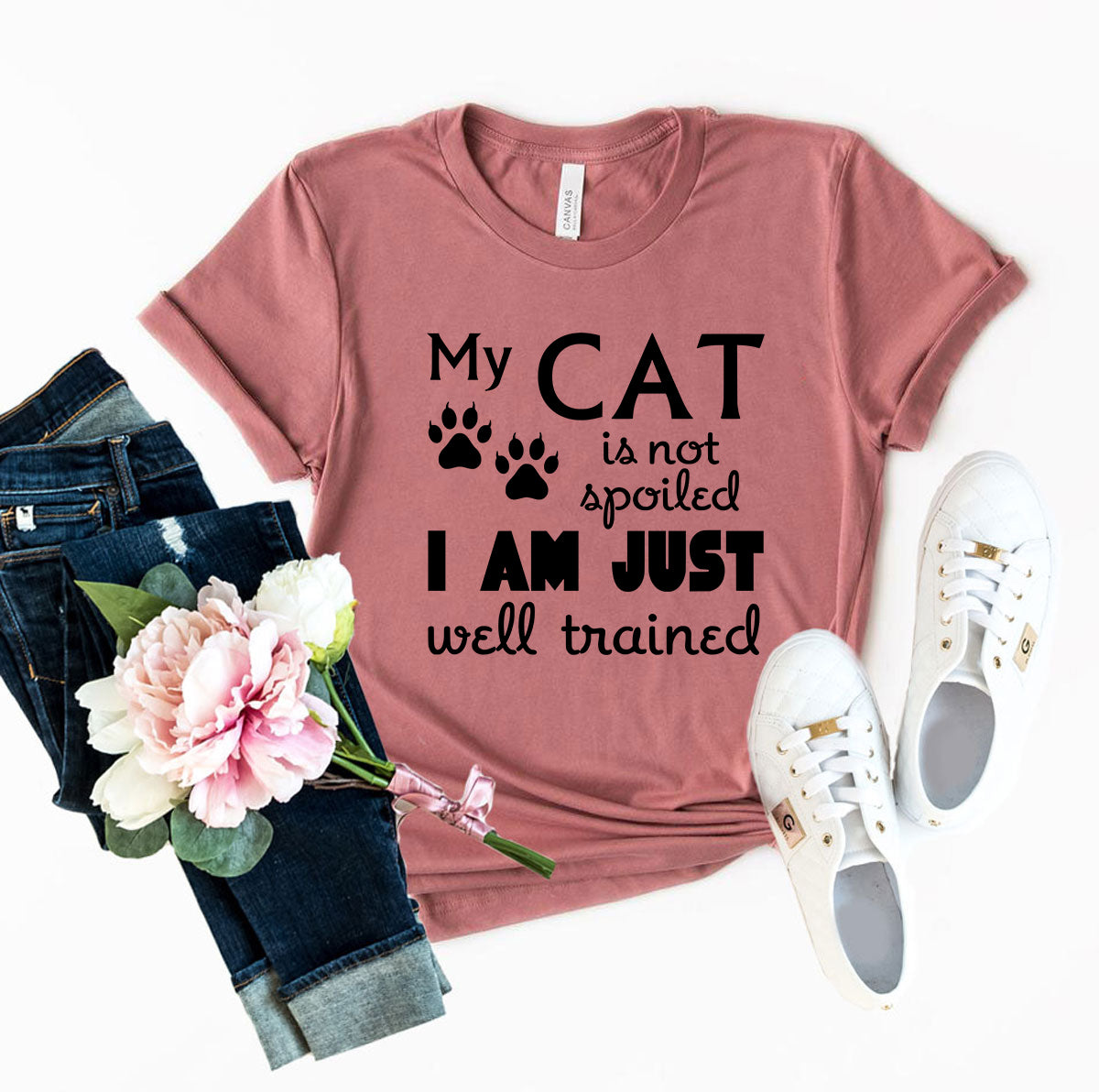 My Cat Is Not Spoiled, I'm Just Well Trained T-Shirt