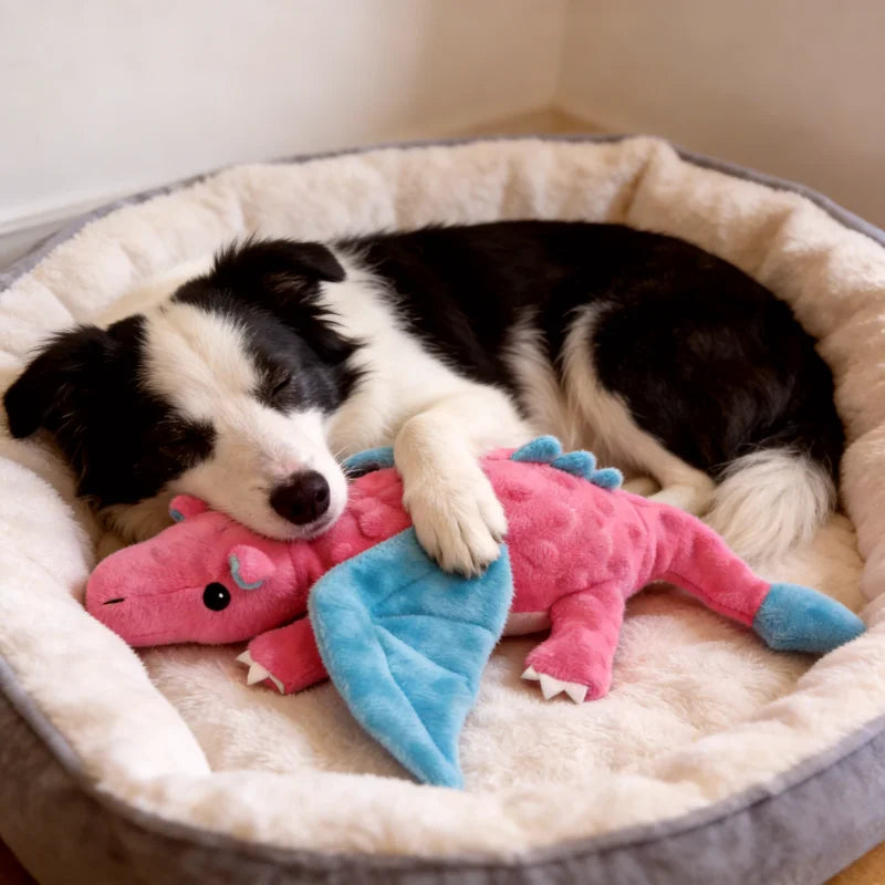 Roaring Wyvern Plush Dog Toy