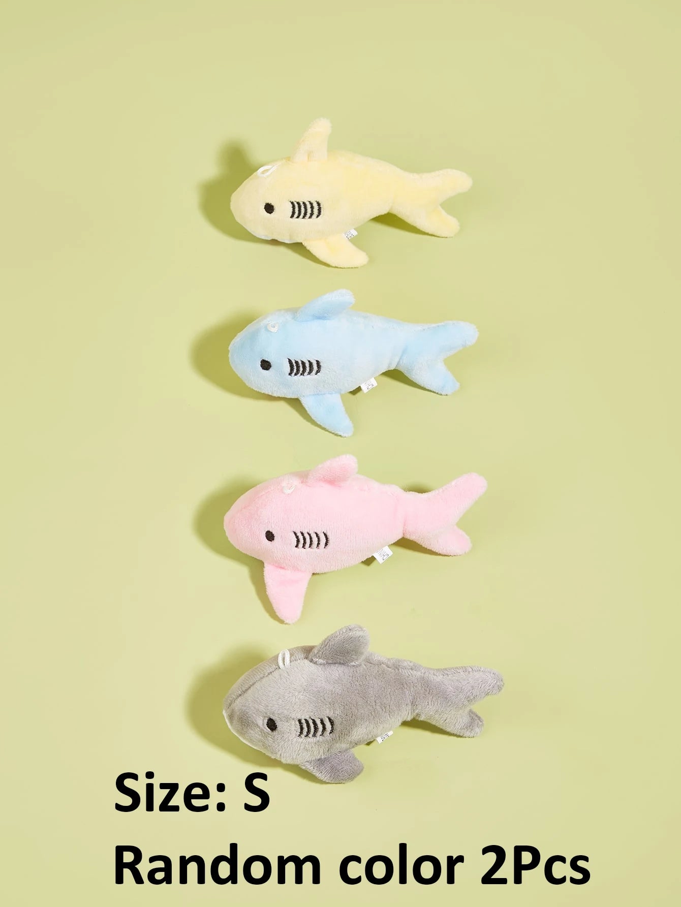 Shark Plush Squeaky Dog & Cat Toy